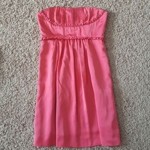 BCBG Pink Strapless Dress